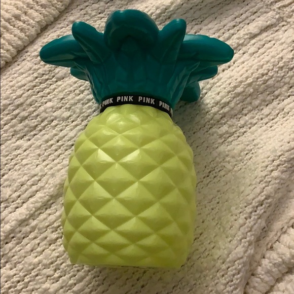 NWT PINK VICTORIA SECRET Pineapple Cooler & Cup - Picture 6 of 8